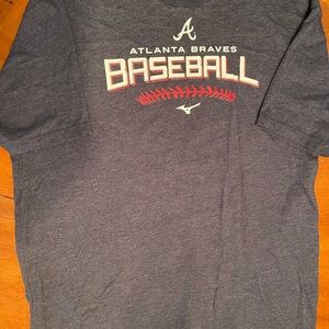 Atlanta Braves baseball T-shirt Mizuno sz 2XL XXL